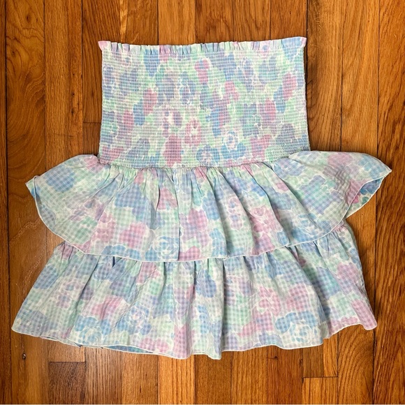 Les Coyotes de Paris smocked petal skirt - Picture 1 of 4